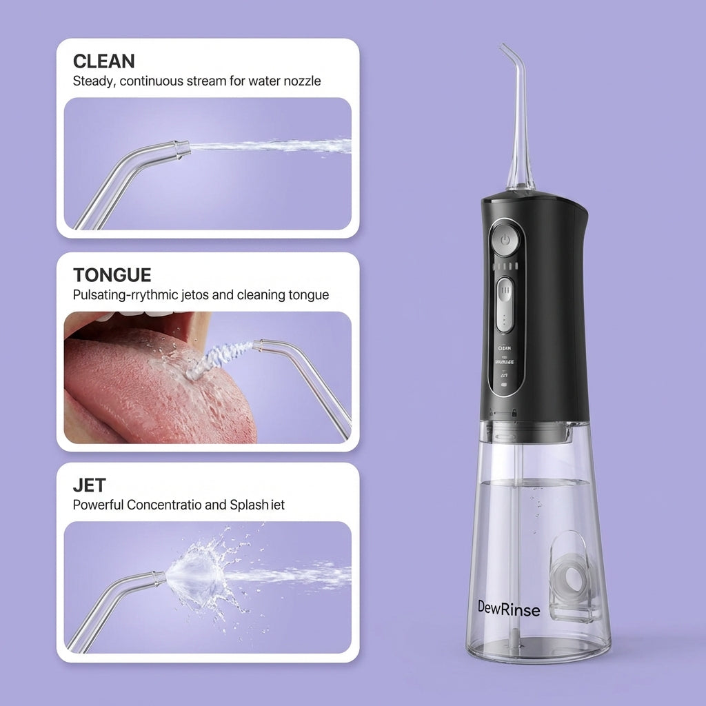 DewRinse Water Flosser